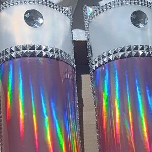 Pink Blingy Wall Sconce Set